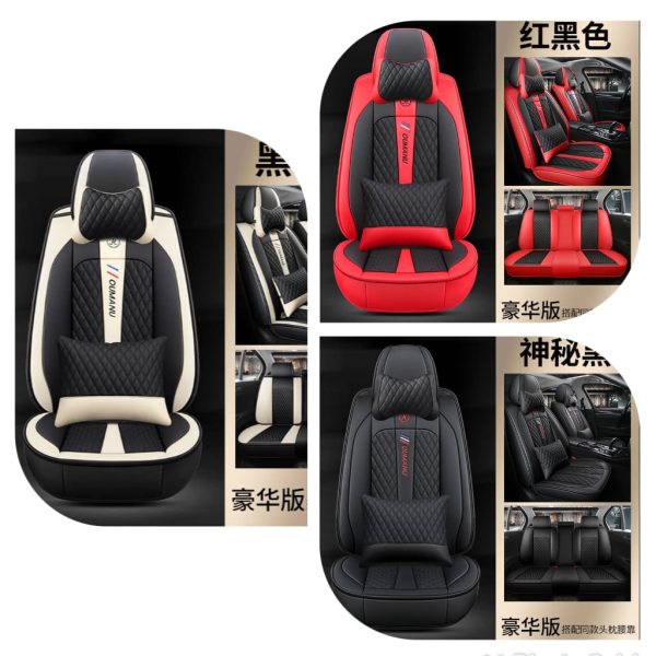 Car Seat Cover Leather Universal Fit For 5 Seater Car's and SUV's